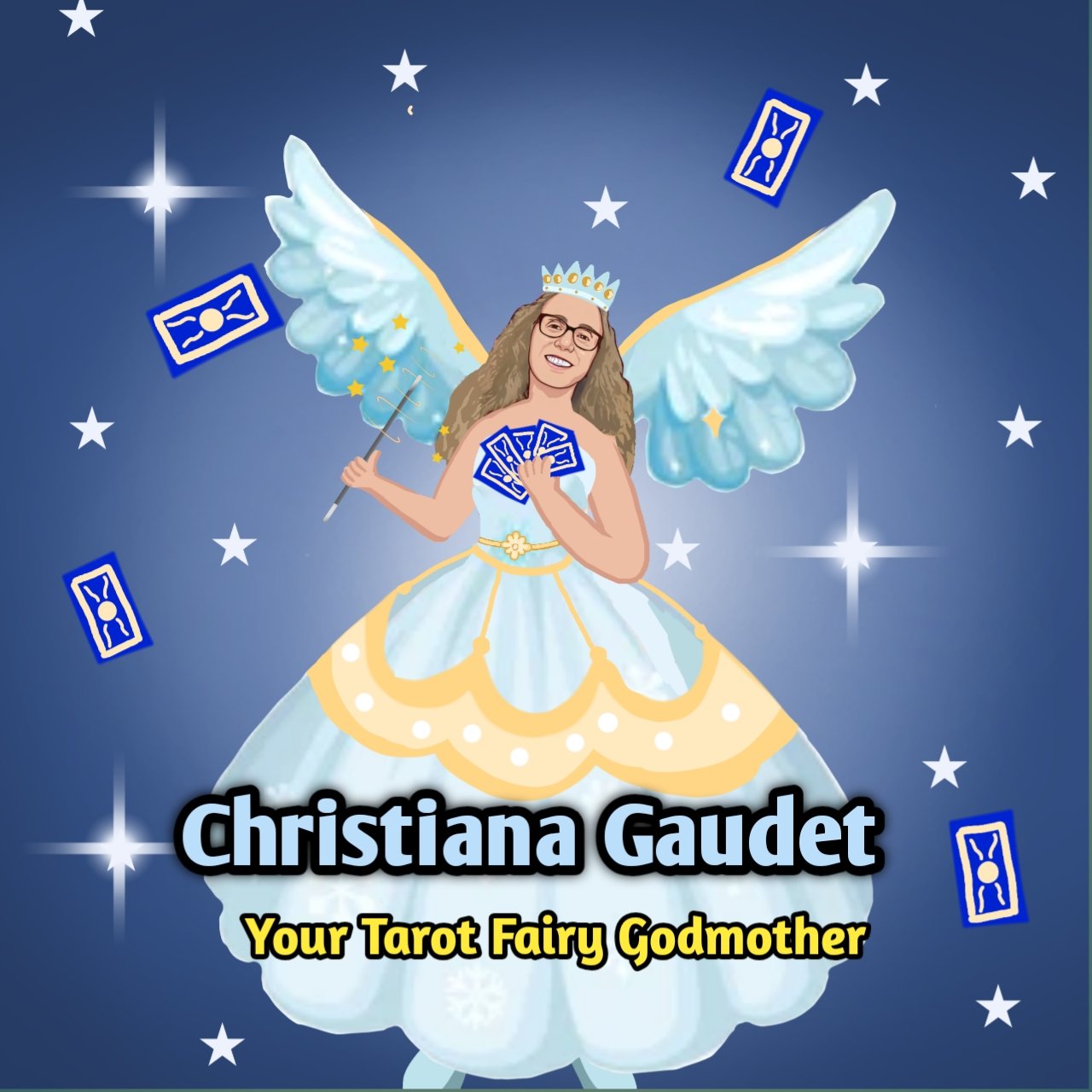 Christiana Gaudet Your Tarot Fairy Godmother banner.
