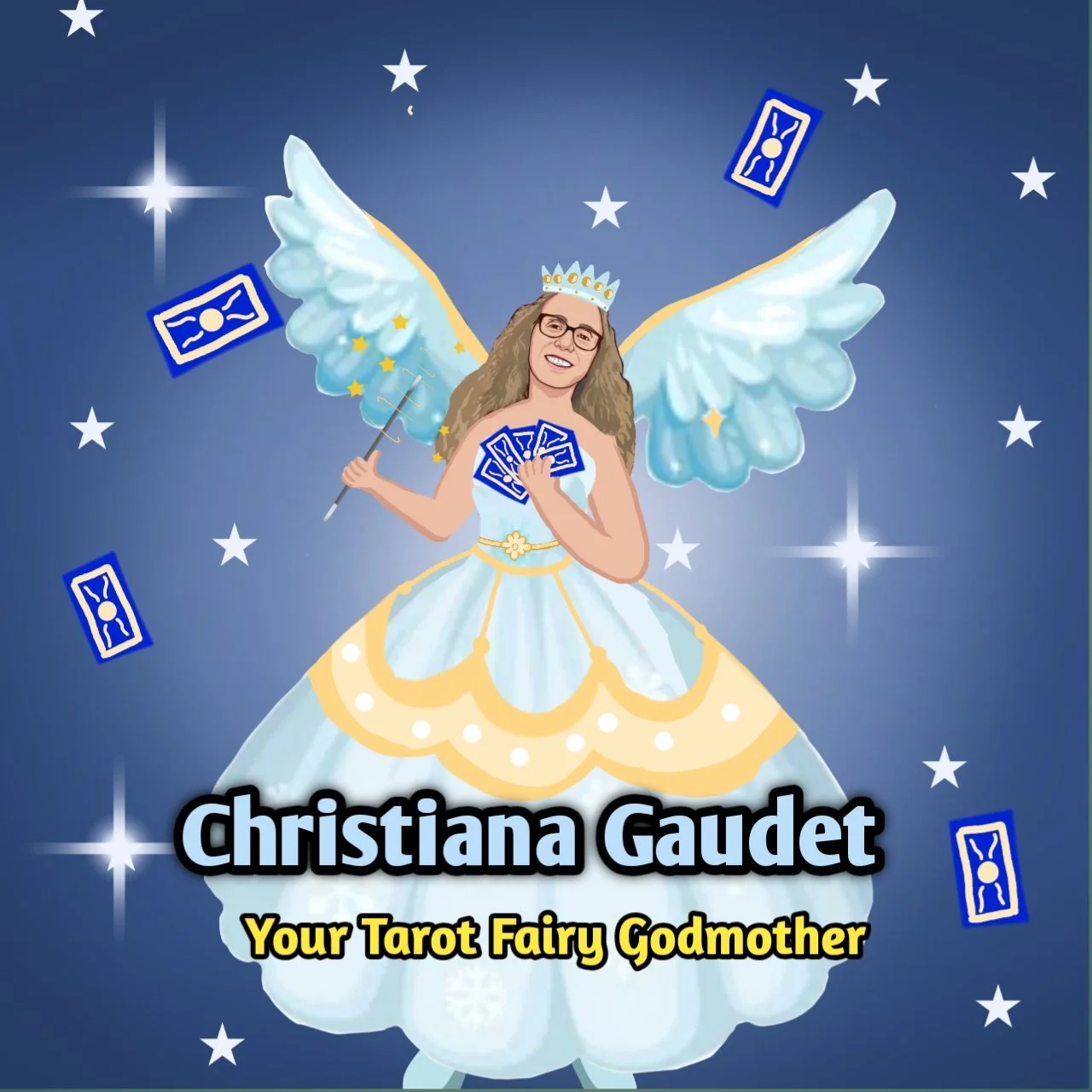 Christiana Gaudet Your Tarot Fairy Godmother banner.